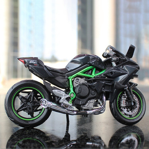 Modelo De Juguete Maisto 1:18 Kawasaki Ninja H2r Para Motoc