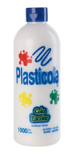 Imagen 1 de 2 de Adhesivo Vinilico Plasticola 1 Kg Cola Escolar Planeta!