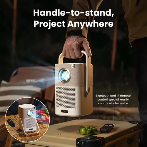 Projetor Yaber T2 Plus Cinema portátil com som Jbl e áudio Dolby