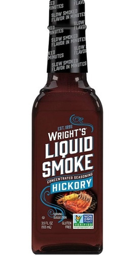 Wrights Humo Liquido Smoke Hikory Nogal Importado 100g