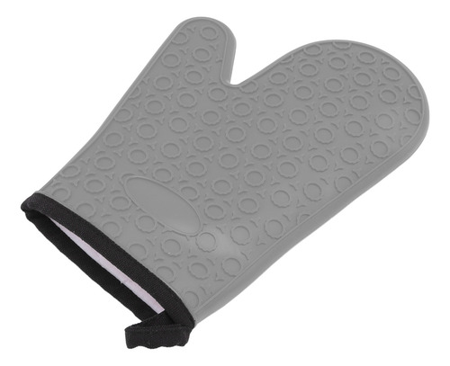 Manopla De Horno Gris Impermeable De Silicona De Alta Temper