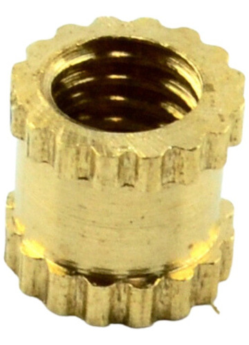 Inserto Latão Rosca Metálica M5x6mm Impressões 3d - 30 Pçs