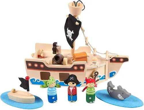 Ni os Pirata Ship Juguetes Piratas De Madera Para Ni os Env o gratis