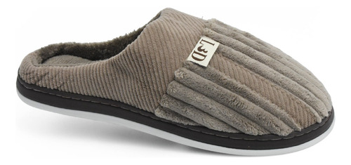 Pantufla Hombre Invierno Rayado Comodo Importado Ld 280