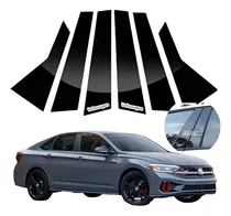 Comprar Colunas Black Piano Adesivo Janela Porta Jetta Mk7 Gli Rline