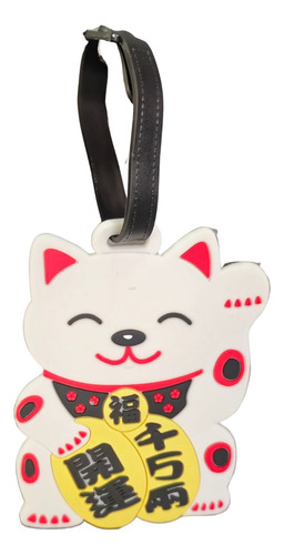 Tag Identificador Bagagem Gato Da Sorte Mala Viagem