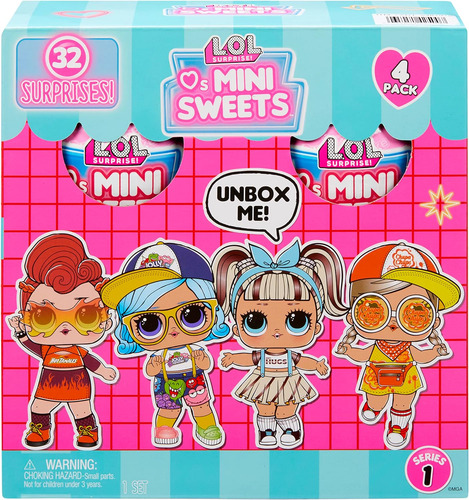 Jajaja. ¡sorpresa! Loves Mini Sweets Dolls 4-pack #1 Jolly R