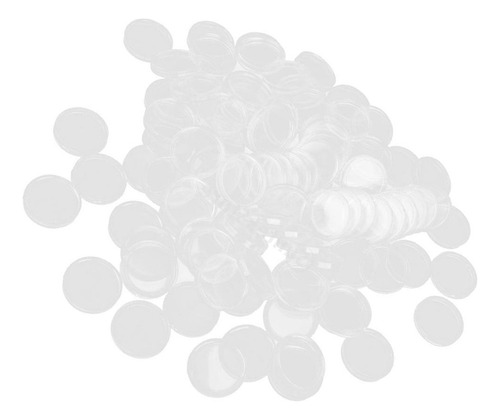 100 Piezas Cápsulas De Monedas Funda Forma Forma Forma 32cm
