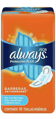 Always Proteccion Plus Proteccion Basica Con Alas X 16