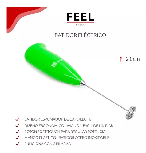 Ambiente Urbano - Batidor Espumador de Leche Electrico a Pilas