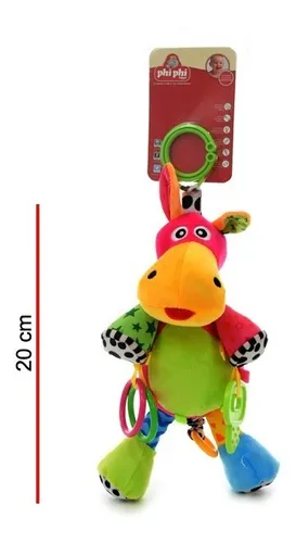 Cunero Musical Lechuza Cocodrilo Y Burro De Peluche 20 Cm.