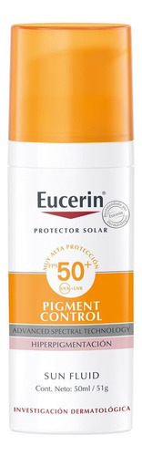 Eucerin Protector Solar Facial Pigment Control Fps50+ 50ml