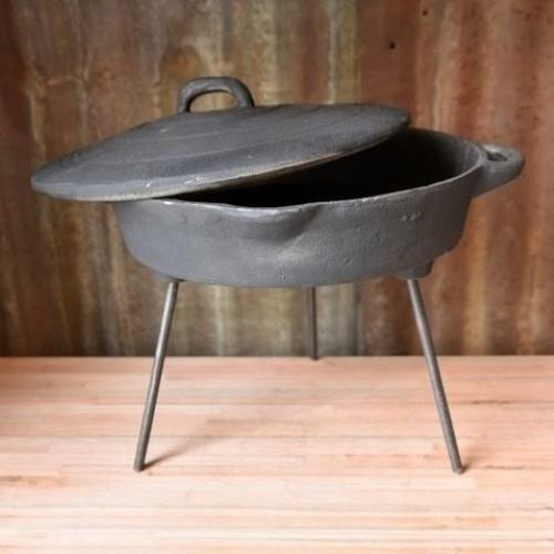 Imagen 2 de 4 de Disco Con Patas De Hierro Fundido + Tapa Dvl 36 Cm