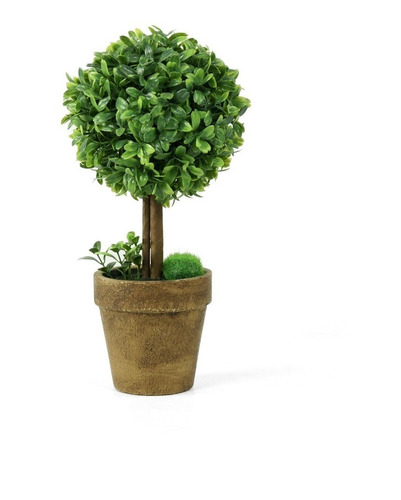 Topiario Planta Artificial Interior Arbol Decoracion 24cm