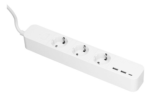 Power Hub Smart Strip, 3 Salidas, 2 Puertos Usb, 1 Tipo C, 1