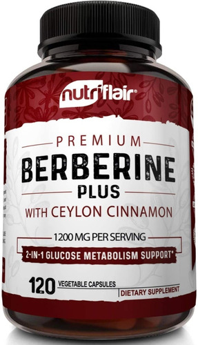 Nutriflair Berberina Y Canela Ceilan Metabolismo De Glucosa