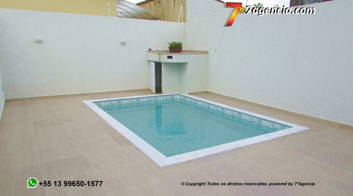 Imagem 10 de 30 de Casa Em Itanhaem Nova Lado Praia Com Piscina Churrasqueira Area Gourmet 2dorms 1 Suite Ch91
