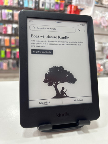 Kindle 10 Geração 8gb Preto Já Acompanha Capa Usado Preto
