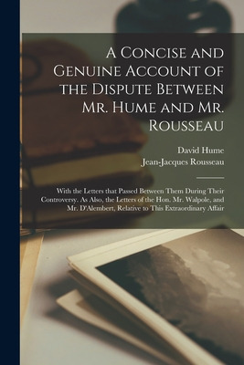 Libro A Concise And Genuine Account Of The Dispute Betwee...