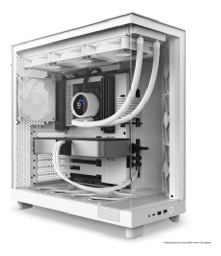 Gabinete Nzxt H6 Flow, Midi-tower, Atx/micro-atx/mini-itx