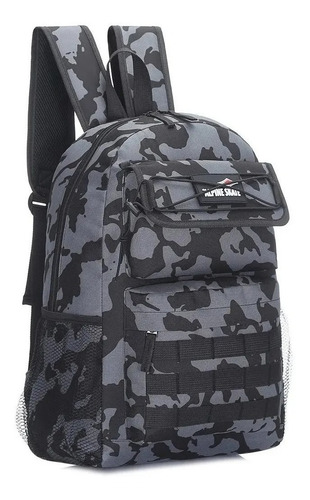 Mochila Tactica Alpine Skate Camuflada New Ar1 13696 Ellobo Color Negro camuflado