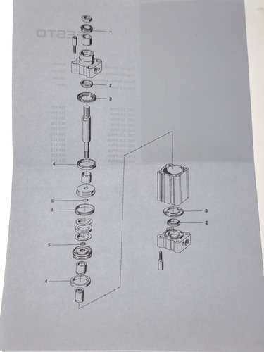 Kit De Empaques Cilindro Festo Diametro 50 Mm Dnc-50-ppv-a