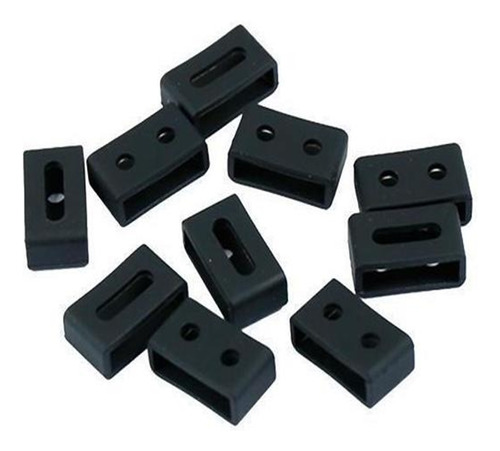 Sujetador Anillo Conector Bucles Guardianes 22mm Negro