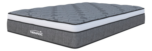 Colchón Queen Size Therapedic Heaven Ortopedic Foam Confort Color Gris