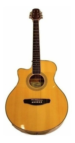 Guitarra Parquer Acústica Con Corte Para Zurdos