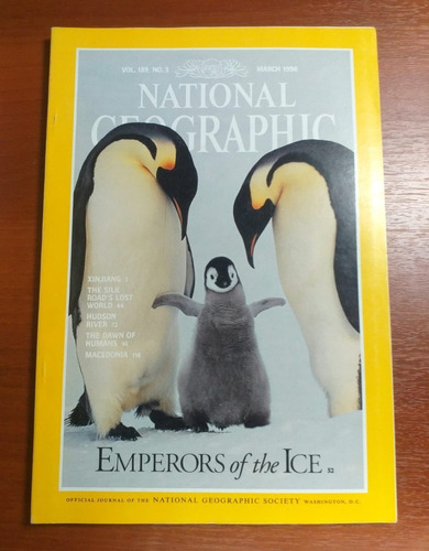 National Geographic En Inglés Vol 189 Nro 3 Marzo De 1996