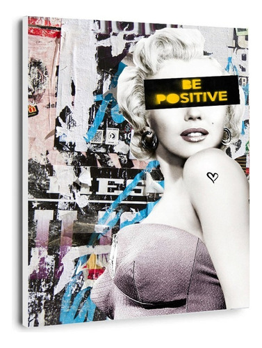 Cuadro Marilyn Urban Pop Canvas Grueso 70x90cm