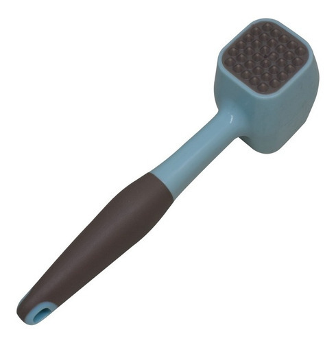 Martillo ablandador de carne Max Chef Fratelli, color verde con gris