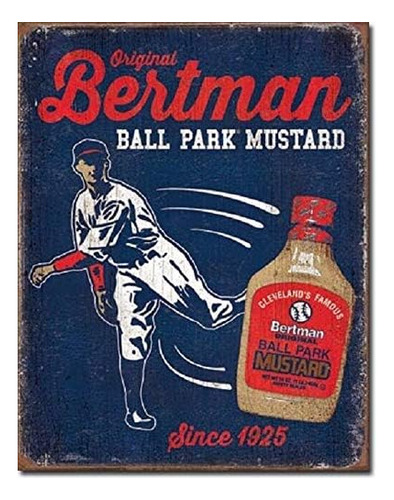 Bertman Ball Park Mostaza Vintage Look Vintage Retro Clevela
