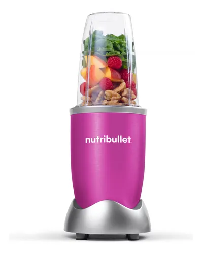 Licuadora Nutribullet 600w Rosa 700ml 3 Accesorios