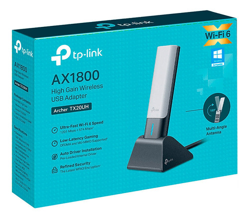 Adaptador Usb Tp Link Inalambrico Usb Ax1800 Archer Jwk