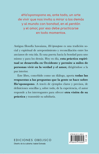 Todo lo que siempre has querido saber sobre Ho´oponopono, de Graciet, Jean. Editorial Ediciones Obelisco, tapa blanda en español, 2022