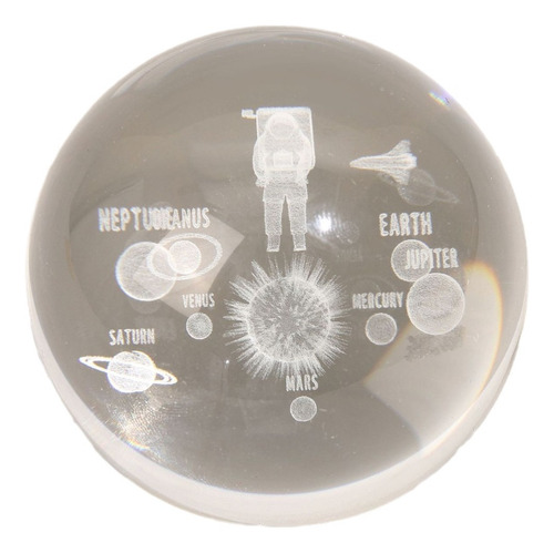 Luz Nocturna 3d Crystal Ball, Estructura Del Universo