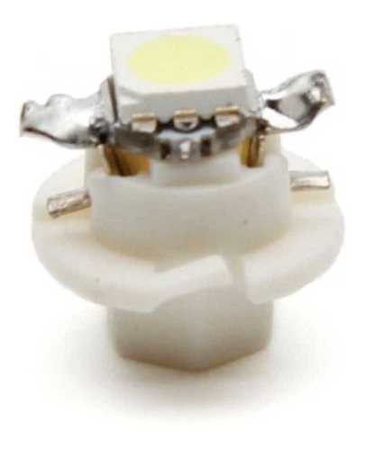 Imagen 3 de 3 de Lampara T5 12v 1 Led 5050 Blanca Base B8.4d Tablero Corta