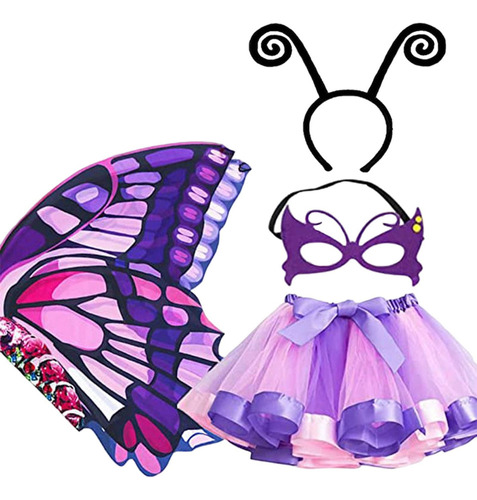 Disfraz De Ala De Mariposa De Hadas Para Niñas Disfraces De