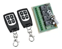 Comprar Receptor Inalambrico 4 Canales 2 Controles Remoto Rf 433mhz