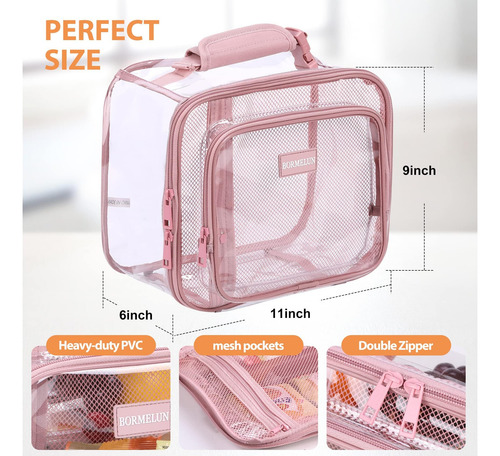 Bormelun ® Bolsas De Almuerzo Grandes Transparentes De Color