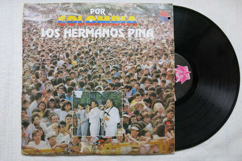 Vinyl Vinilo Lp Acetato Hermanos Piña Por Colombia Cumbia