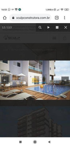 Imagem 3 de 23 de Apartamento Com 2 Dormitórios À Venda, 127 M² Por R$ 460.000,00 - Canto Do Forte - Praia Grande/sp - Ap15579
