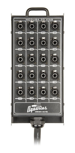 Multicabo Medusa 20 Vias Combo Cabos Aquarius - 45 Metros