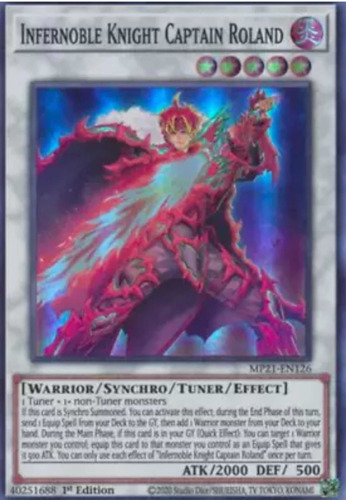 Yugioh! Infernoble Knight Captain Roland