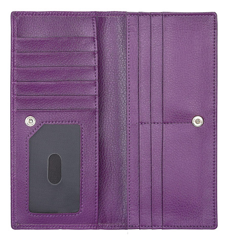 Lavemi Ultra Slim Thin Leather Rfid Blocking Bifold Credit C