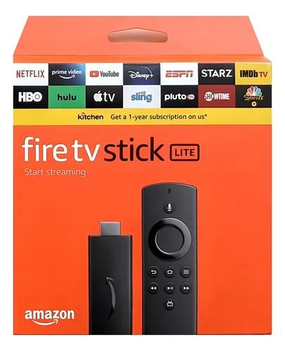 Amazon Lite Fire Tv Stick 2a Generación Control De Voz Negro De Voz