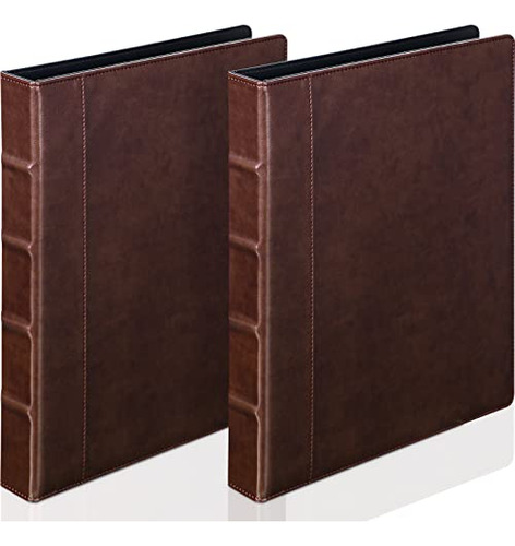 2 Pieces Vintage Hardback 3 Ring Binder Portfolio Organ...