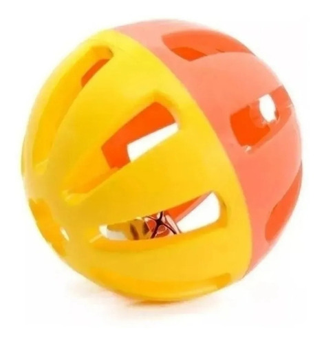 Imagen 4 de 4 de 669 Pelota Sonajero C/cascabel Duravit Jugueteria Del Tomate Color Agua