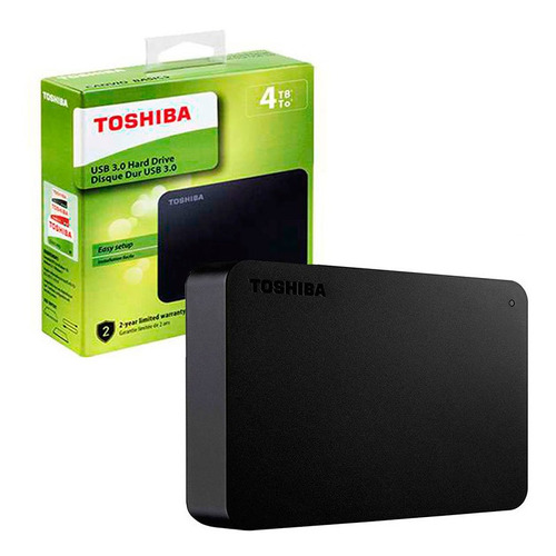 Disco Duro Externo Toshiba Canvio Basics Hdtb440xk3ca 4tb